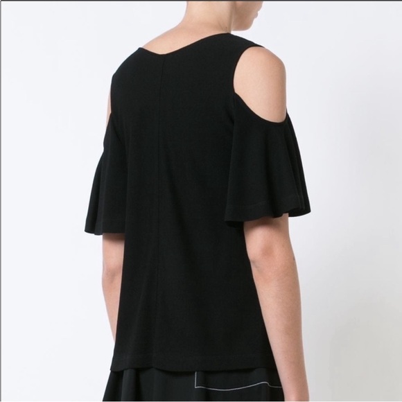Derek Lam V-Neck Cold Shoulder Top NWOT - Picture 2 of 14
